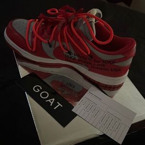 Off-White x Dunk low “University Red”